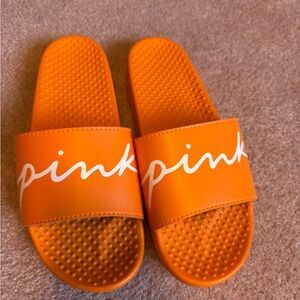 PINK Victoria's Secret Orange Sandals